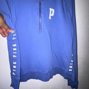 Victoria's Secret Pink Royal Blue Hoodie